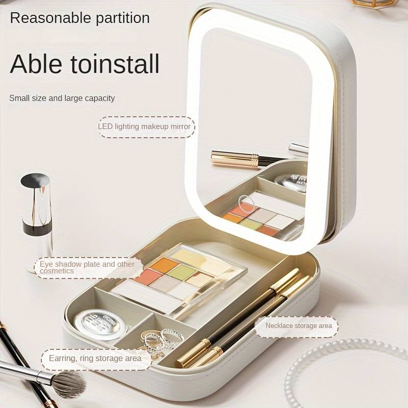 Portable Makeup Case With Light