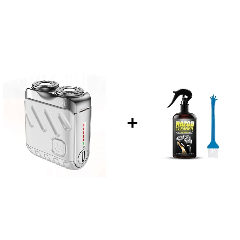 💥Hot Sale🔥Portable Rotary Dual Ring Electric Shaver