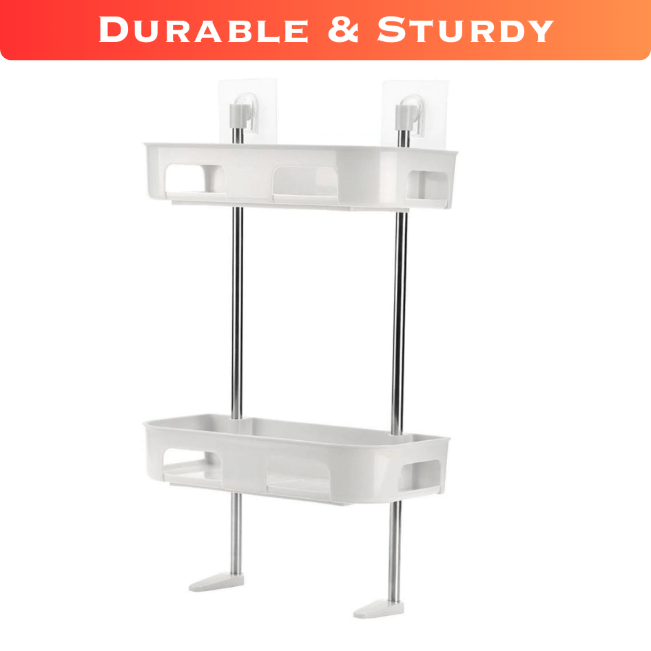 Toilet Shelf Two Layer. 2 tier Wall Hanging Toilet Storage Shelf