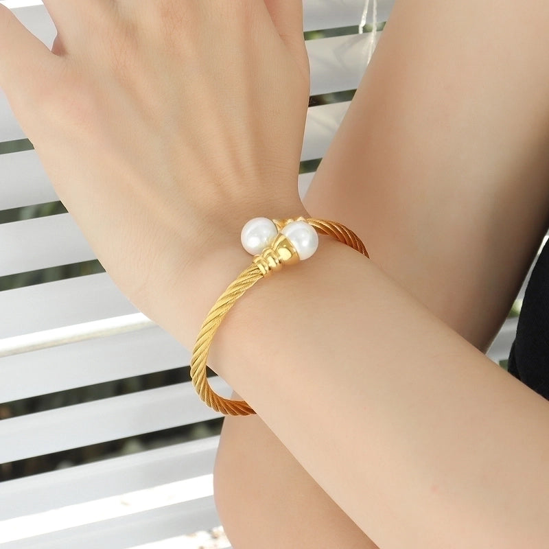 Minimalist Solid Color 304 Stainless Steel 18K Gold Plated Plating Rings Bracelets Earrings