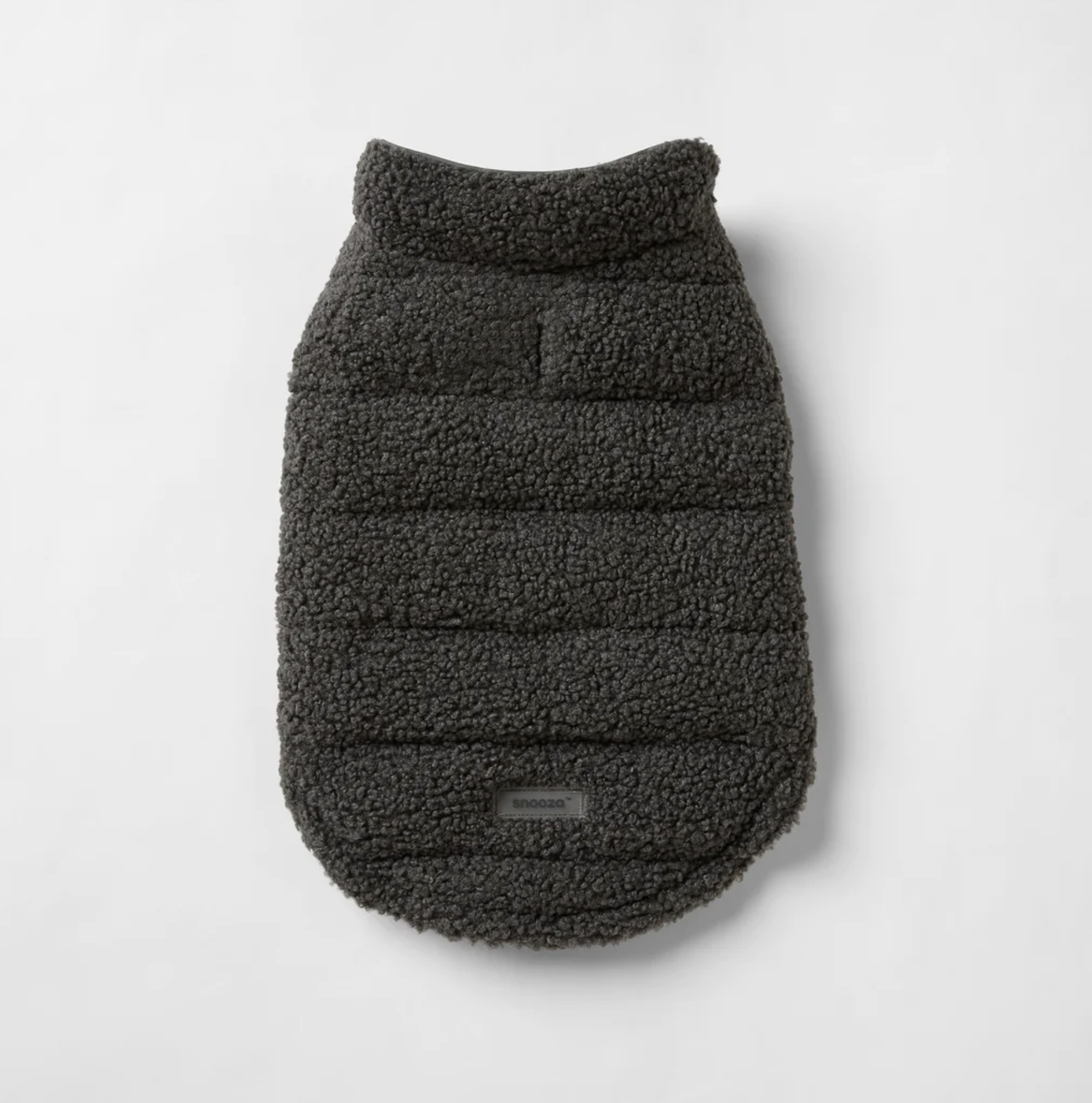 Charcoal Teddy Puffer Jacket