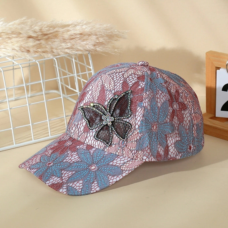 Women's Minimalist Classic Style Color Block Curved Eaves Baseball Cap