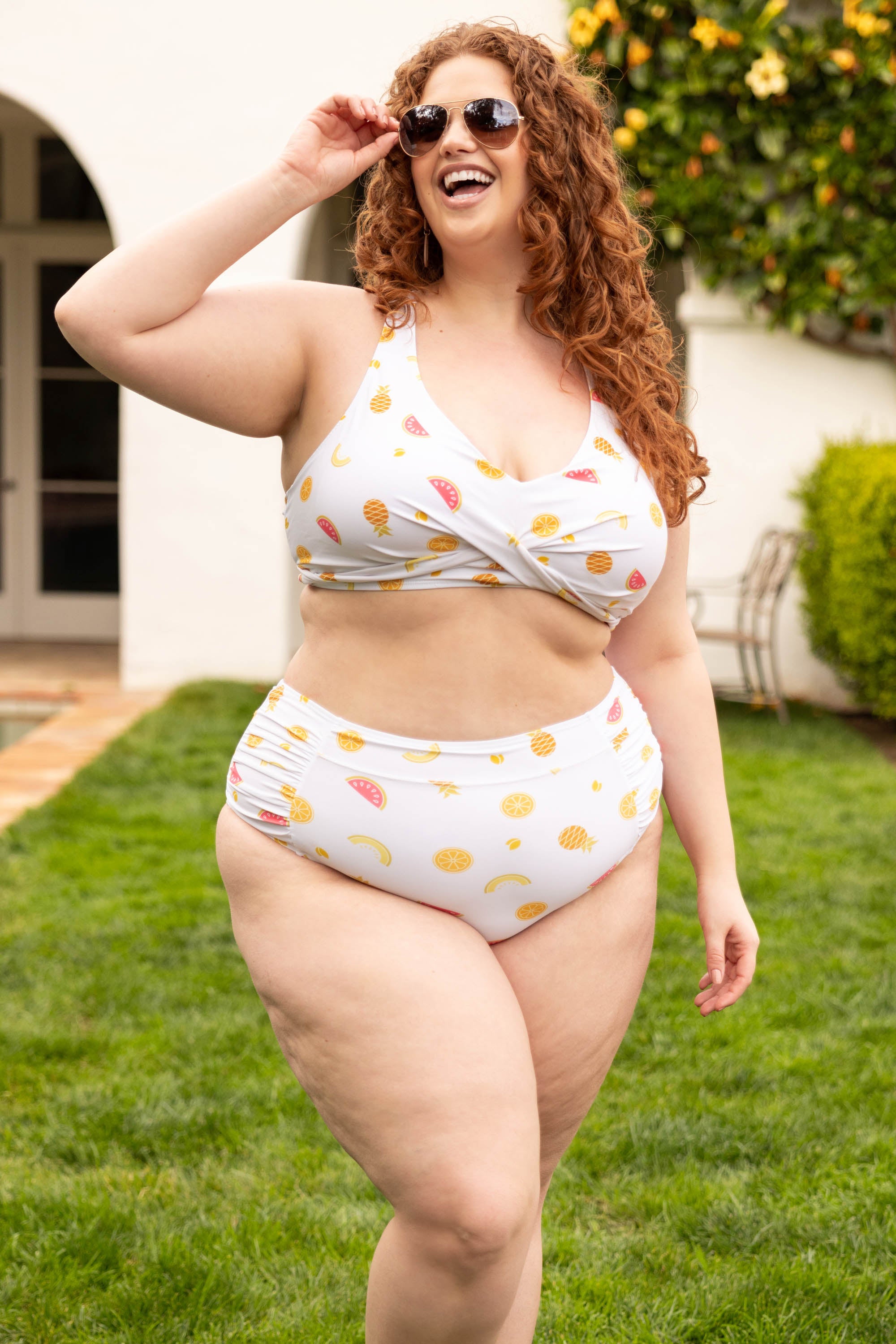 Oceans Of Love Swim Top. Fruit Medley