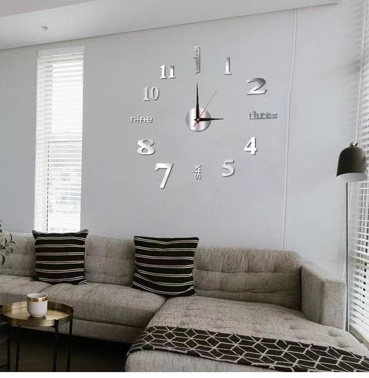 🔥Summer Hot Sale - 48% OFF 🔥MODERN DIY PUNCH-FREE WALL CLOCK