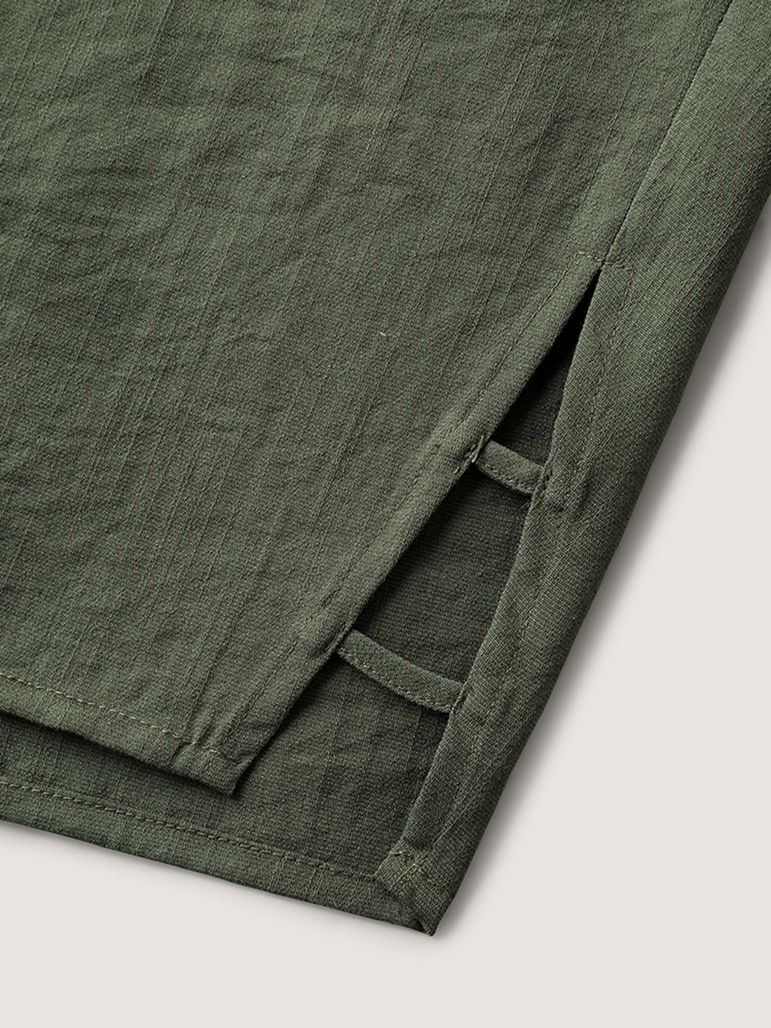 Stretchy Waist Straight-Leg Capri Pants