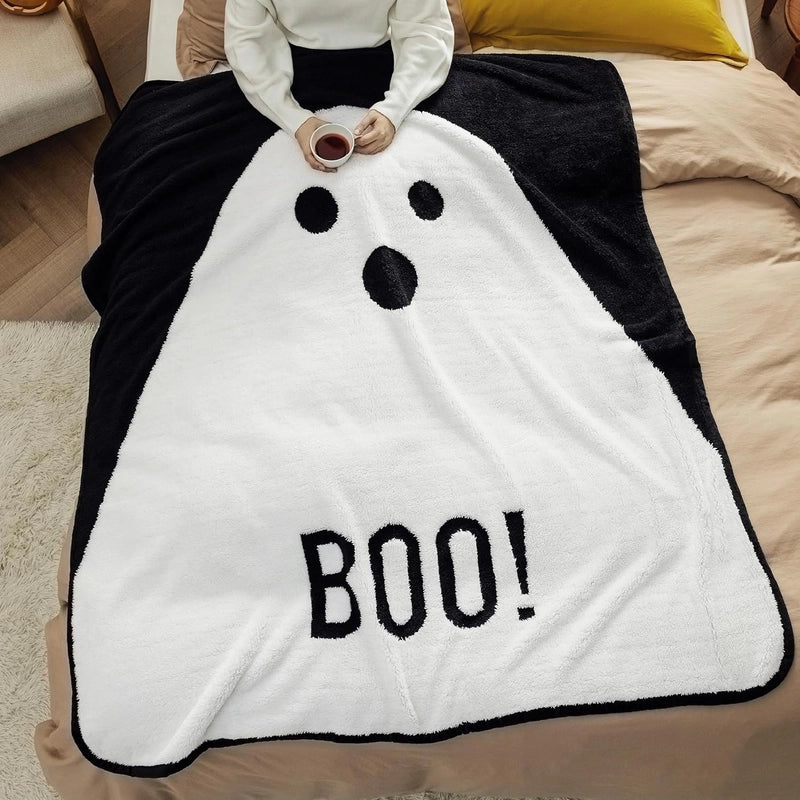 Halloween Casual Vacation Bat Polyester Cover Blanket Cover Blanket Couch & Sofa Decor