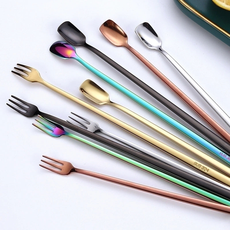 Fashion Solid Color Stainless Steel Tableware 1 Piece