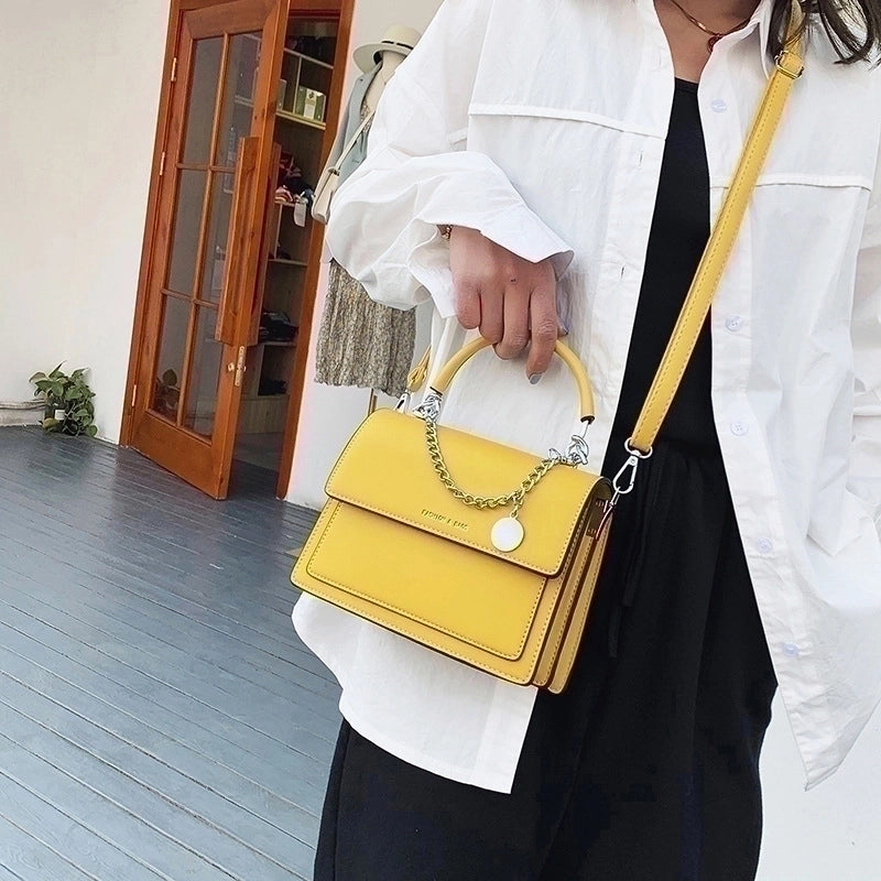 Small Pu Leather Streetwear Square Bag Shoulder Bag
