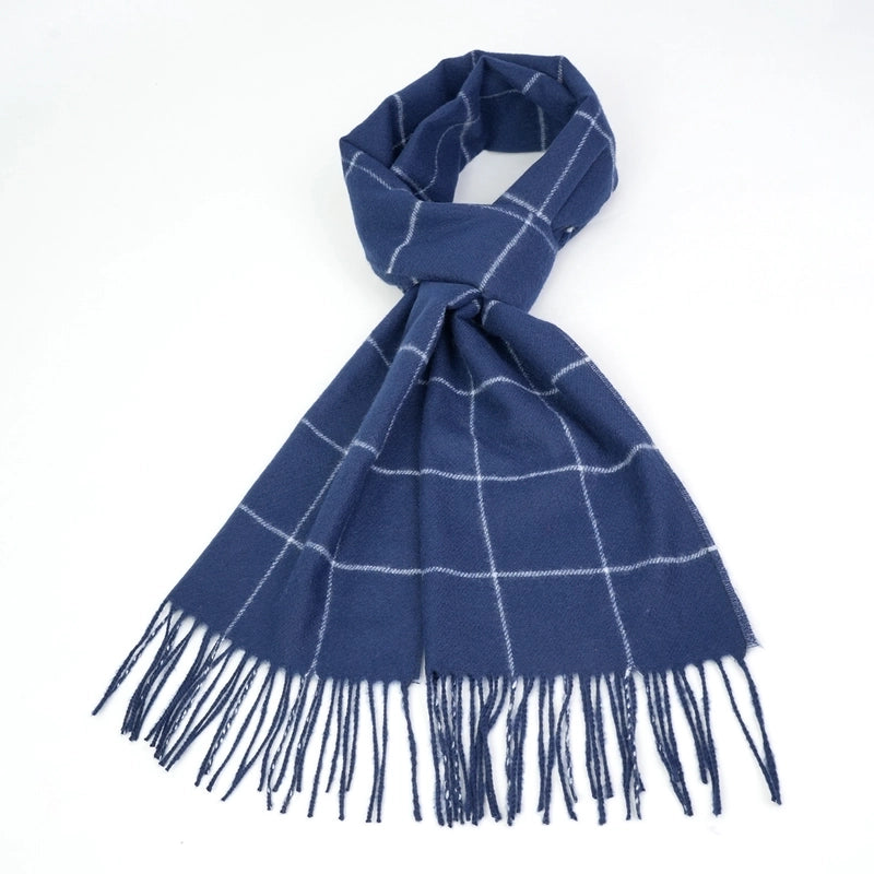 Autumn And Winter New British Style Men's Brushed Scarf Warm Scarf Soft Antistatic Brushed Neck