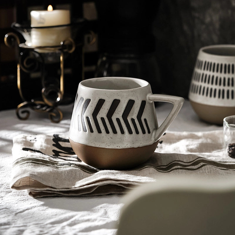 Casual Vacation Solid Color Ceramics Mug 1 Piece