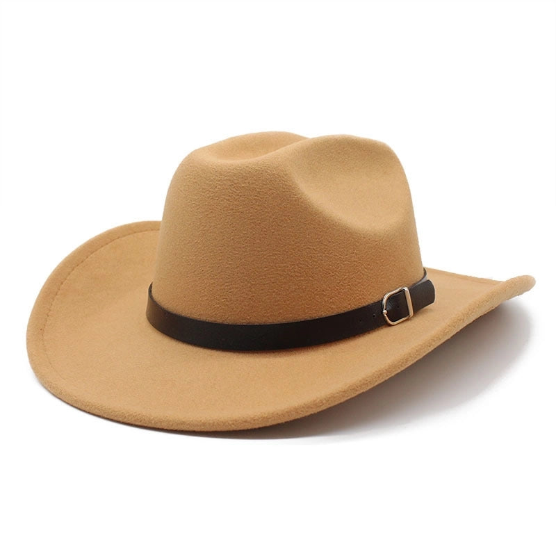 Hat Autumn And Winter Pure Wool Top Hat Hat Fashion Neutral Beauty Hat Real Wool