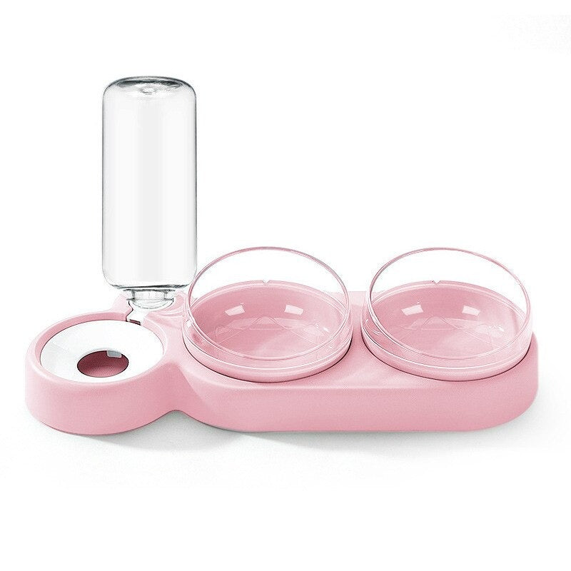 Double Bowls Feeding Container