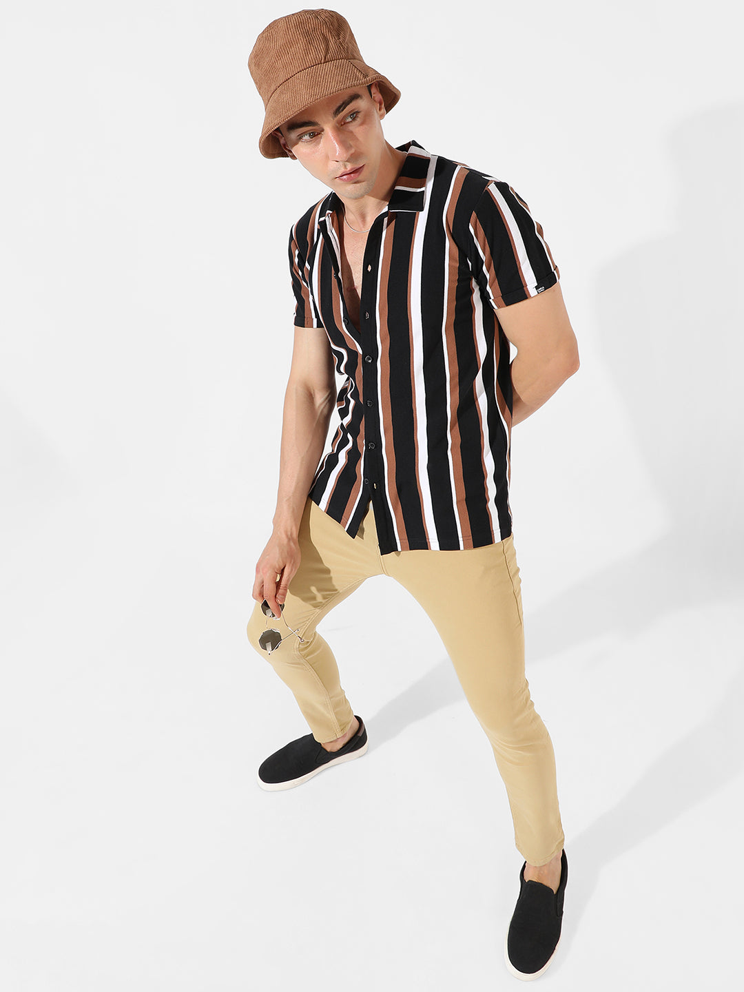 Barcode Striped Shirt