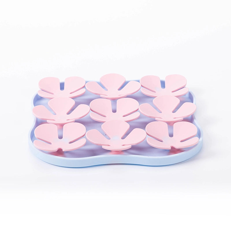 Elegant Minimalist Silica Gel Solid Color Pet Tableware