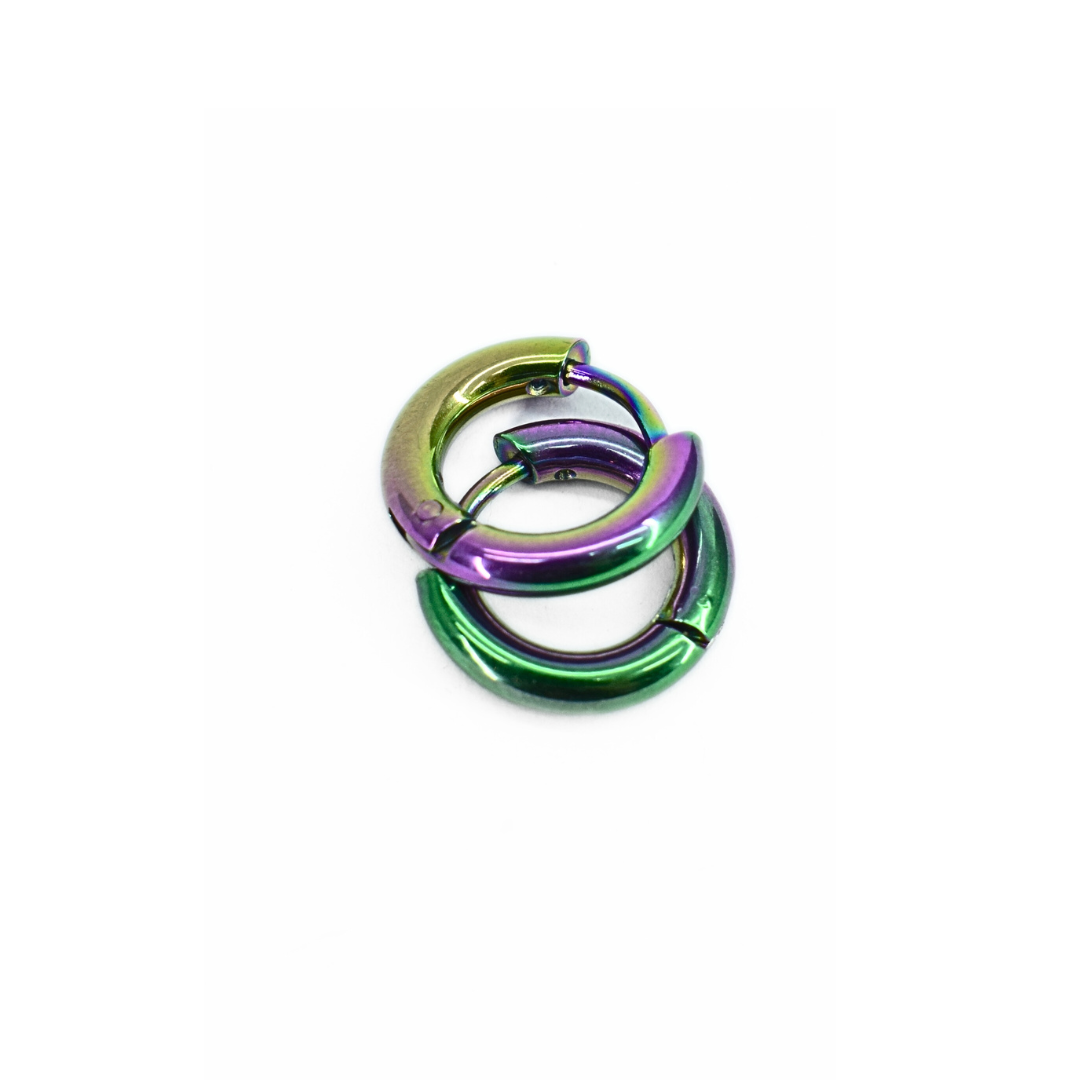 8mm Rainbow hoops