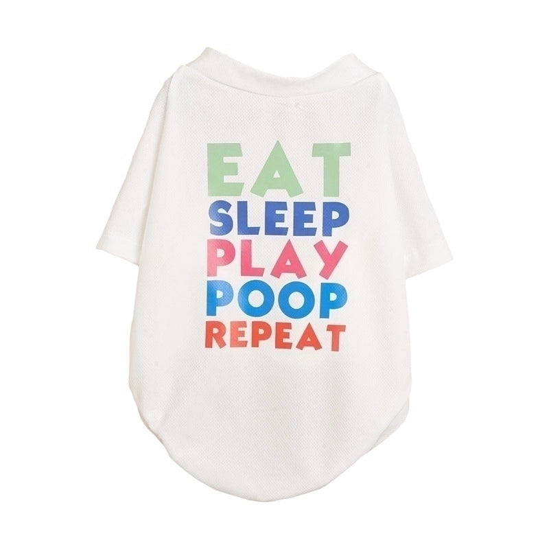 Casual Polyester Cartoon Letter Heart Shape Pet Clothing