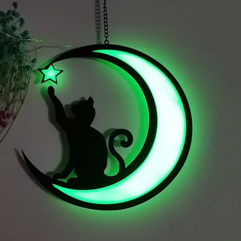 Moon Black Cat Decorations