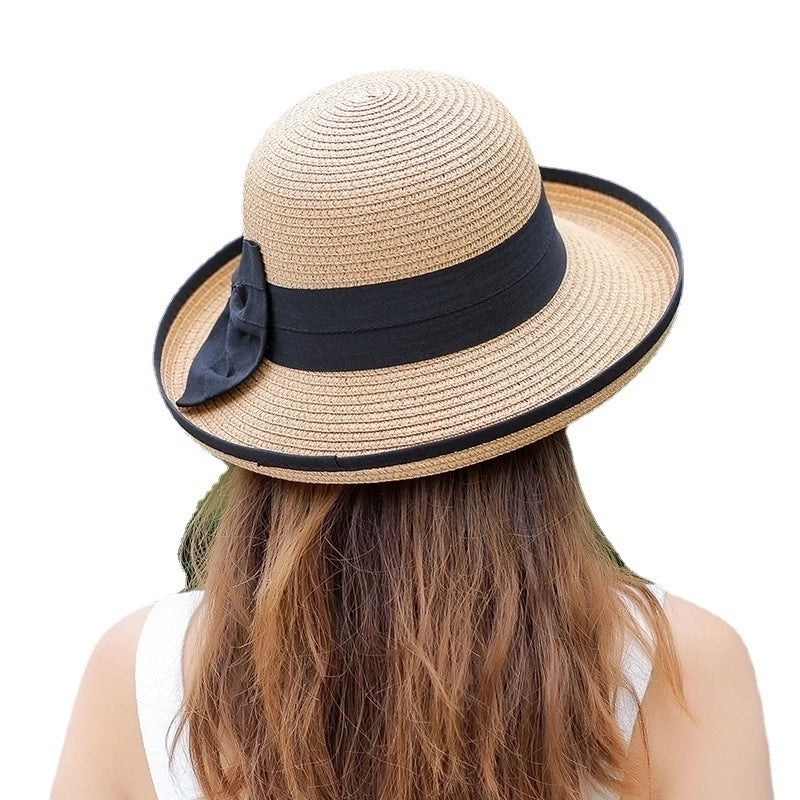 Women's Ethnic Style Flower Flowers Flat Eaves Sun Hat