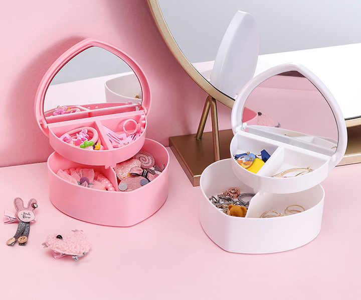 MINI HEART SHAPE JEWELLERY BOX