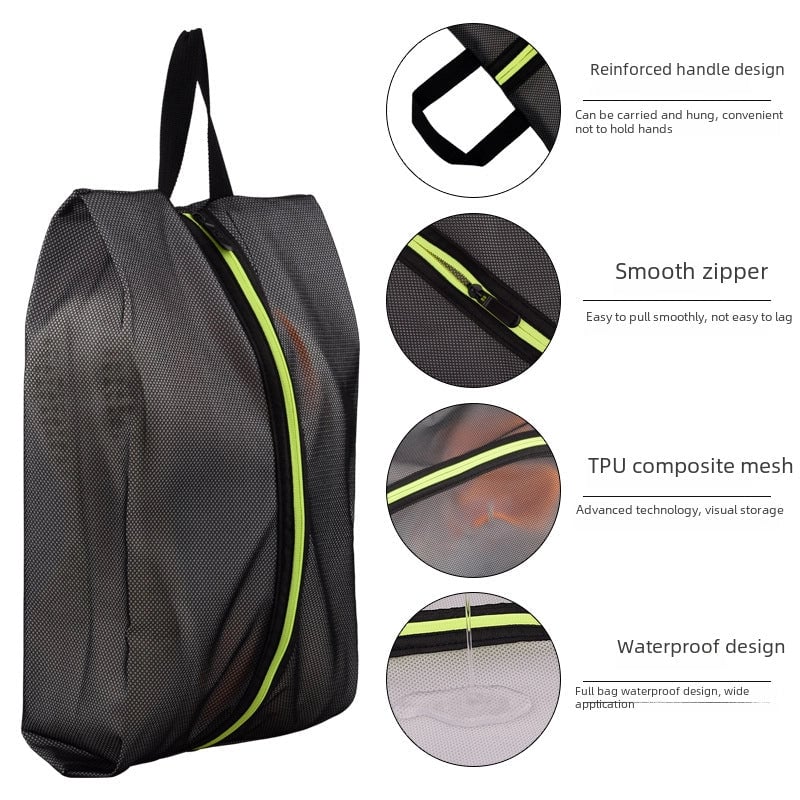 Shoe Bag Shoe Bag Shoe Cover Travel Shoes Storage Bag Sports Shoes Storage Hanging TPU Composite Material Dustproof And Waterproof
