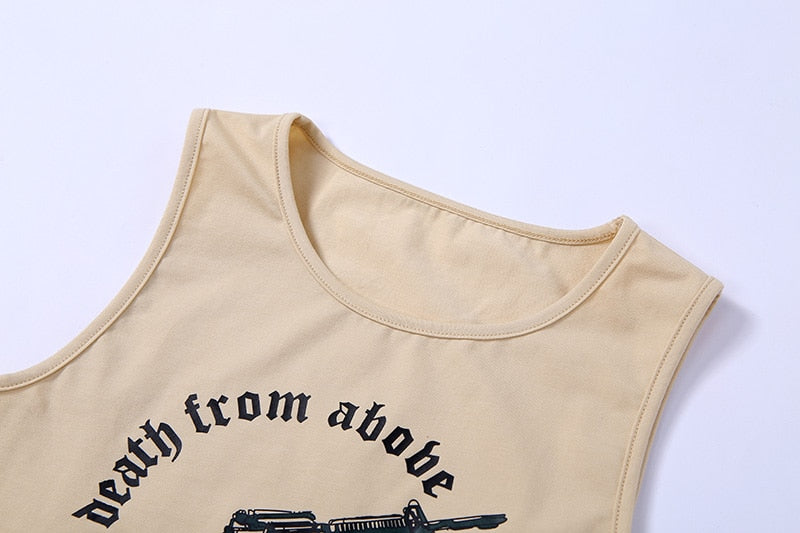 Death From Above Crop Top