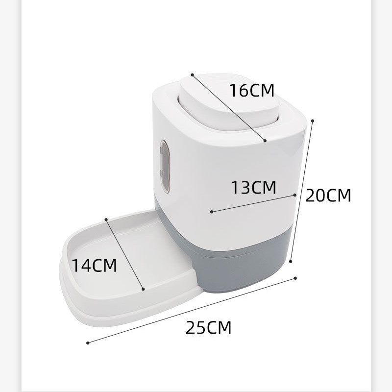 Press Style Dog Food Feeder