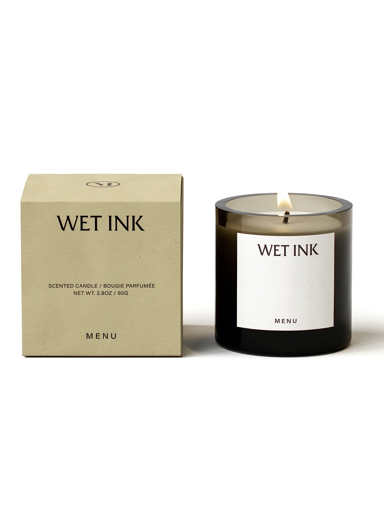 Olfacte Scented Candle. Wet Ink