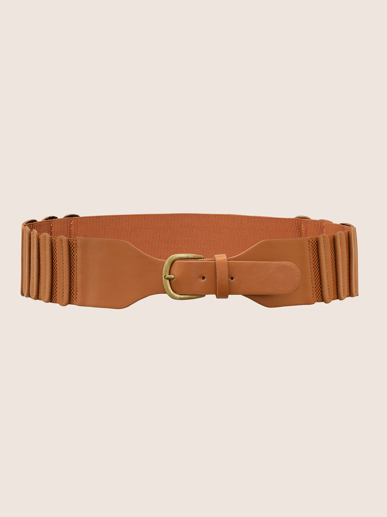 Twisted Buckle Elasticated Waist Belt