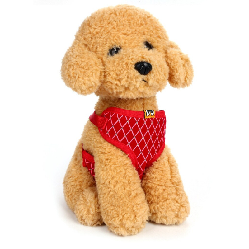Rhinestone Mesh Dog Harness