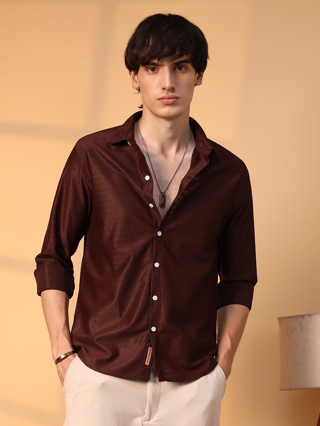 Solid Honeycomb Shirt