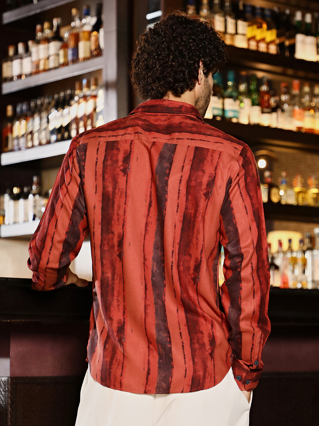 Dark-Tone Brushed Shirt