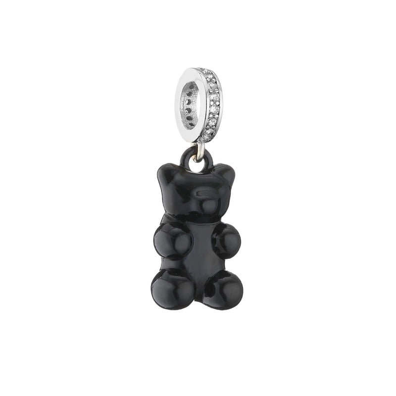 Jewelry Painted Bear Color Pendant Copper Jewelry Accessories Diy Jewelry Necklace Bracelet