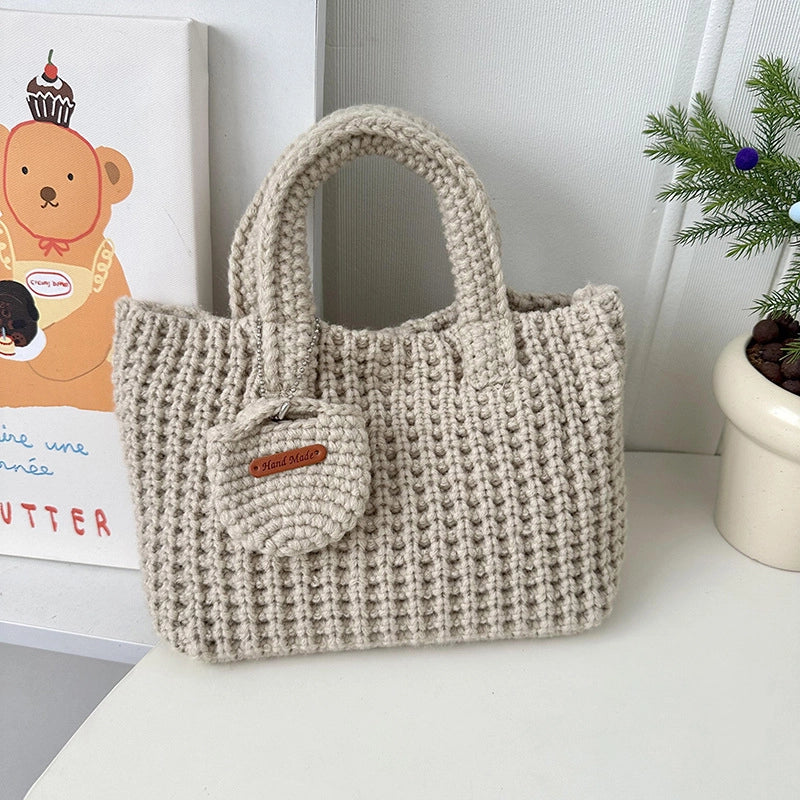Women's Medium Polyester Solid Color Elegant Streetwear Square Magnetic Buckle Handbag