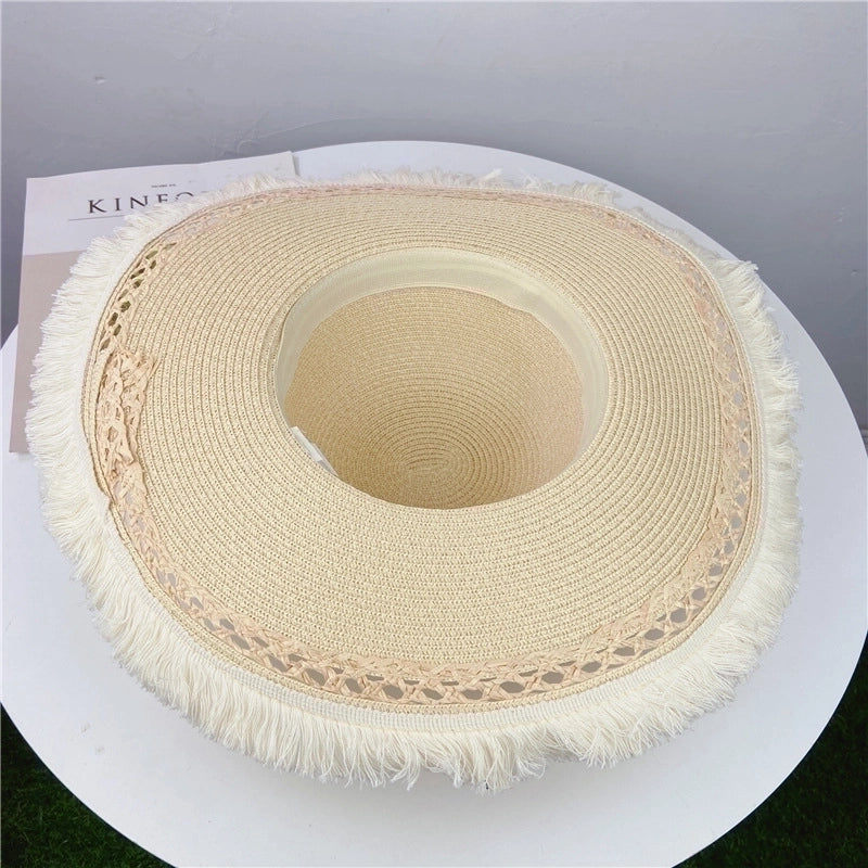 Straw Hat Women's Big-brimmed Sun Hat Seaside Travel Holiday Big-brimmed Sun Hat