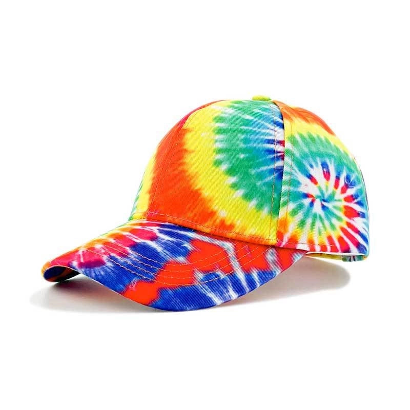 Unisex Fashion Colorful Printing Curved Eaves Baseball Cap