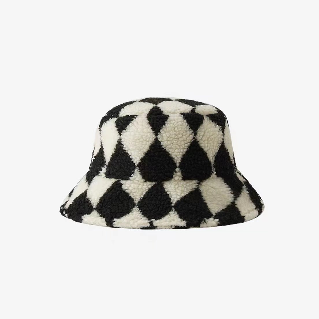 Sherpa Diamond Check Bucket Hat