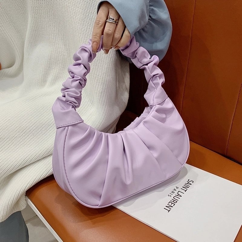 Women's Small All Seasons Pu Leather Fashion Cloud Shape Bag