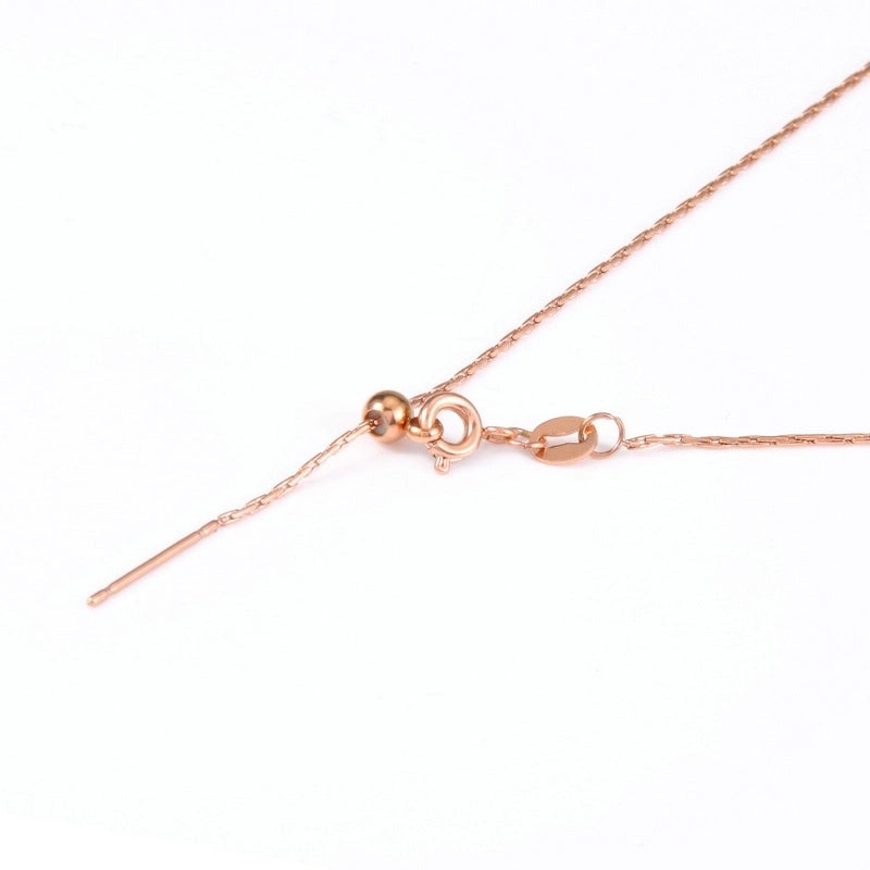Fashion Solid Color Titanium Steel Plating Pendant Necklace 1 Piece