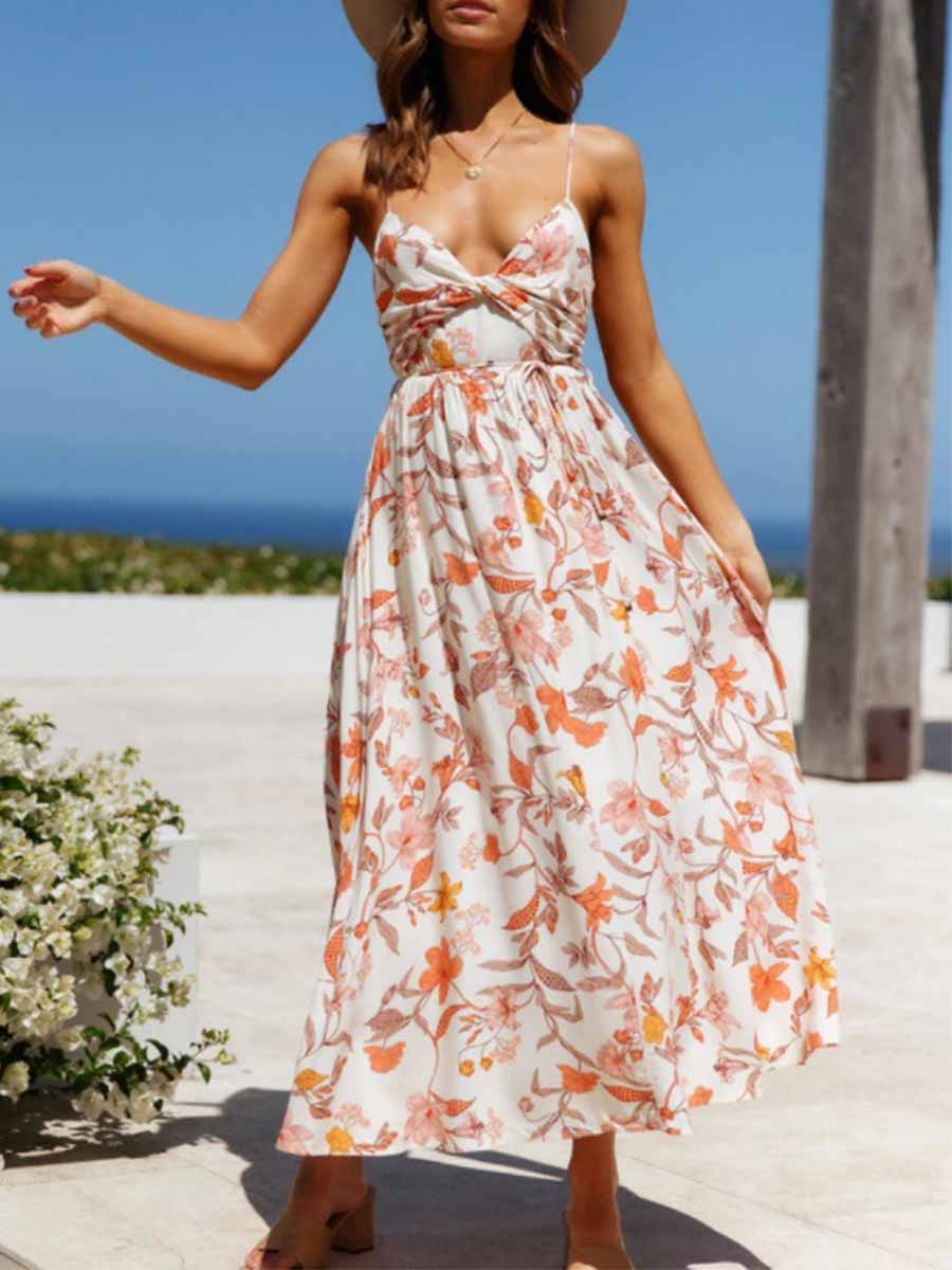 Printed Bohemian Dress