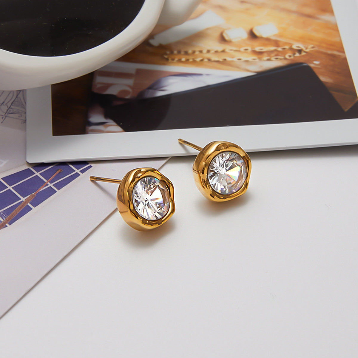 Stainless Steel Earrings Titanium Steel Earrings Popular Female Earrings