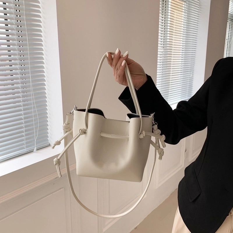 Women's Medium All Seasons Pu Leather Basic Bucket Bag