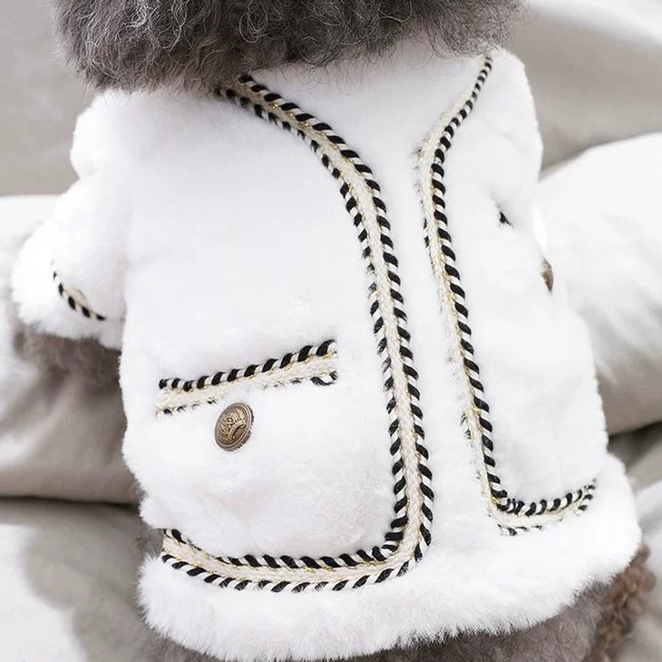 Sweet Fleece Knitted Buttoned Jacket Coat