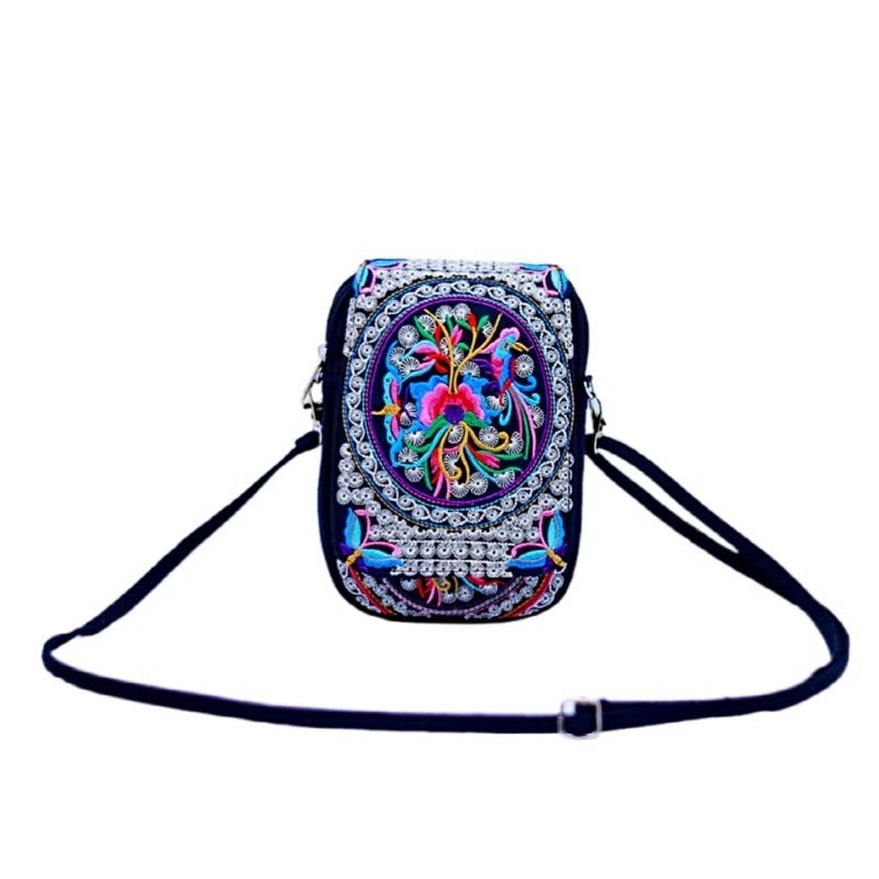Women's Small Spring&summer Canvas Ethnic Style Shoulder Bag