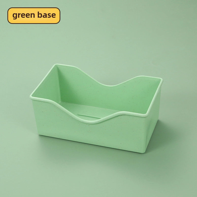 Source Creative Thickened Plastic Peach Heart-shaped Bone-spitting Plate Dist Plate Fruit Plate Nut Snack Plate