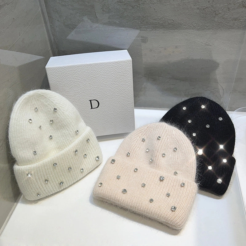 Women's Modern Style Classic Style Solid Color Eaveless Wool Cap