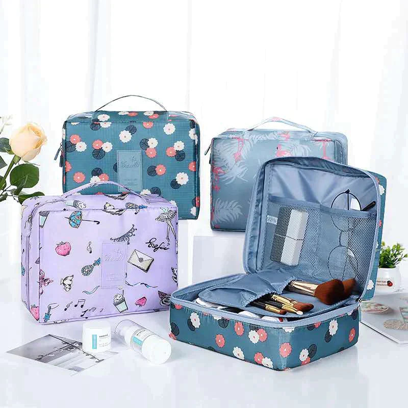 MULTIFUNCTION WOMEN MAKEUP COSMETIC TRAVEL POUCH