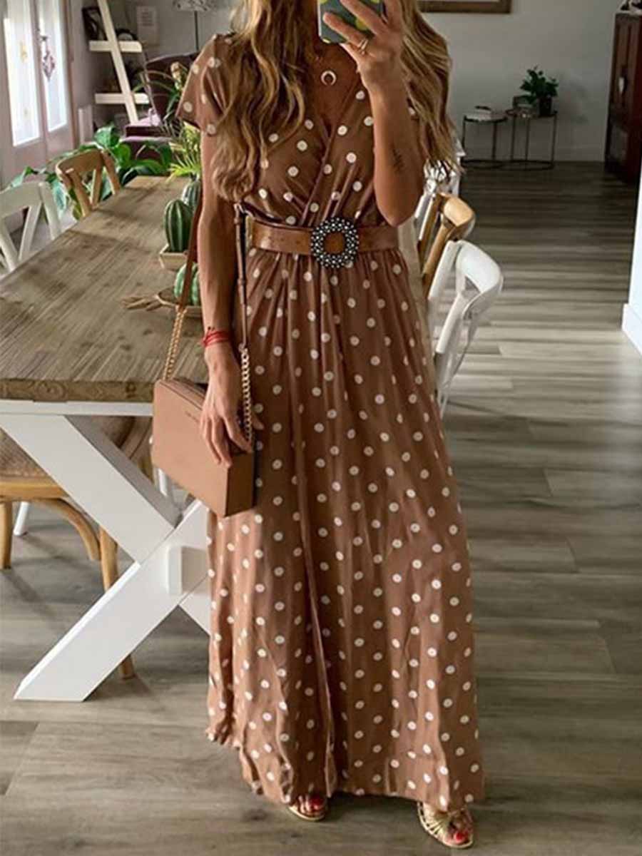 Polka Dot Long Dress