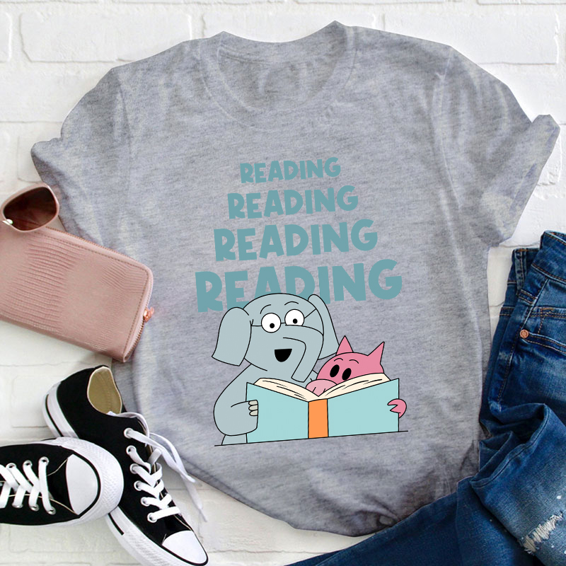 Reading Reading Reading Teacher T-Shirt