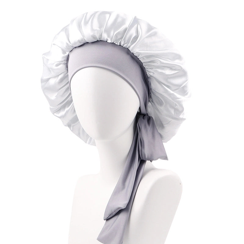 2 Pieces Women's Solid Color Solid Color Eaveless Hair Cap