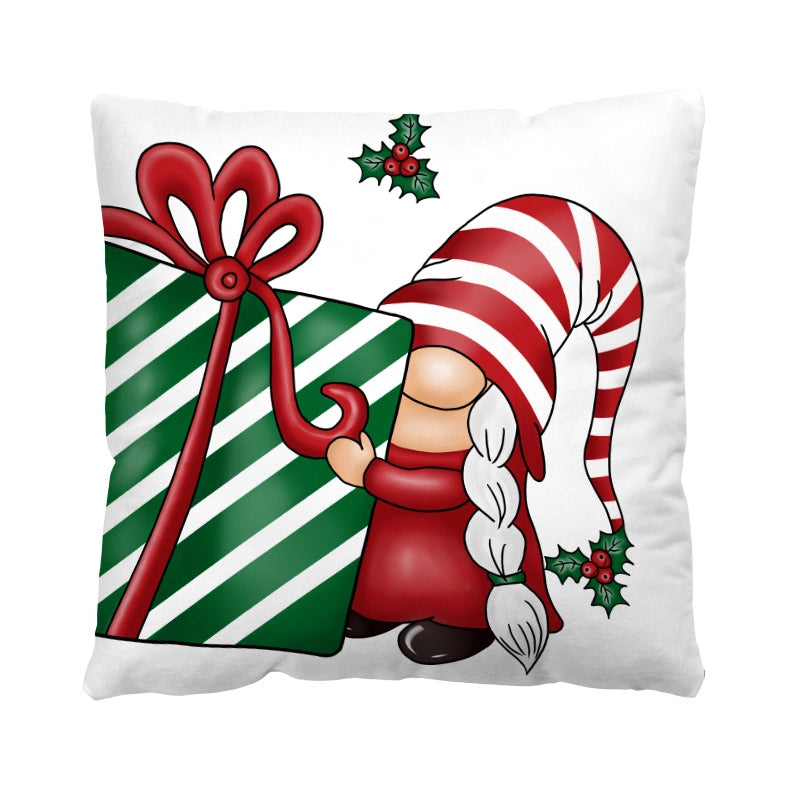 Casual Vacation Letter Short Plush Pillow Cases